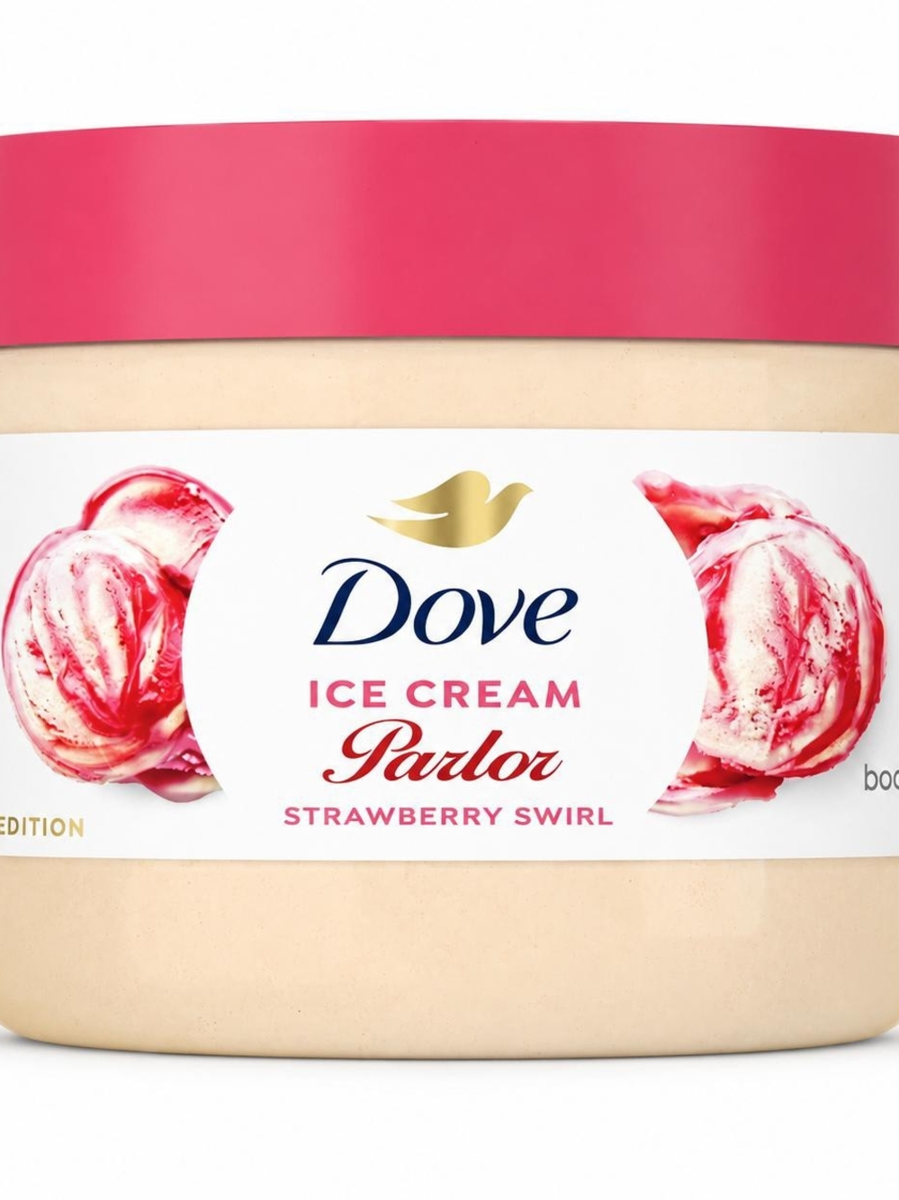 Dove Ice Cream Parlor Strawberry Swirl Moisturizer - Pink